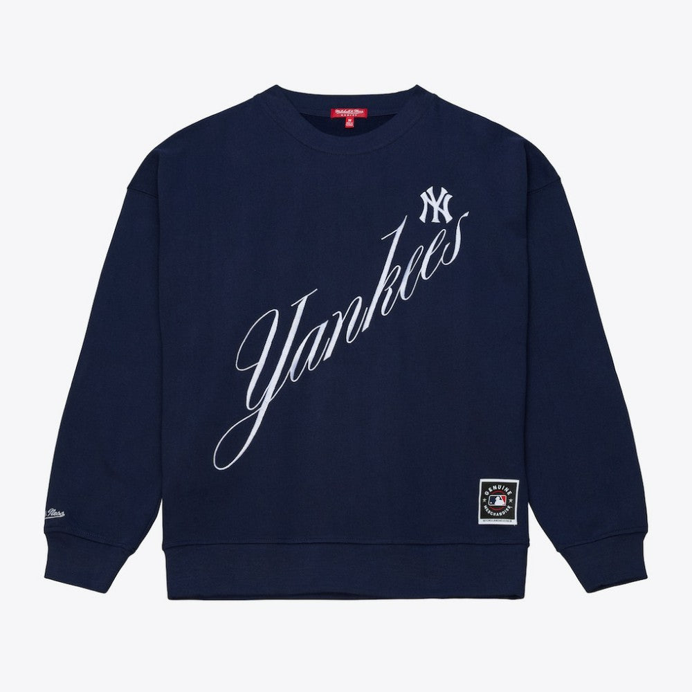 MLB New York Yankees Mitchell & Ness Women's Script Sweatshirt