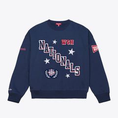 MLB Washington Nationals Mitchell & Ness Women's Pep Rally Sweatshirt