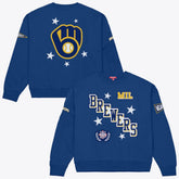 MLB Milwaukee Brewers Mitchell & Ness Women's Pep Rally Sweatshirt
