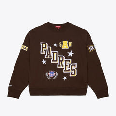 MLB San Diego Padres Mitchell & Ness Women's Pep Rally Sweatshirt