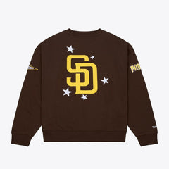 MLB San Diego Padres Mitchell & Ness Women's Pep Rally Sweatshirt