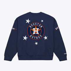 MLB Houston Astros Mitchell & Ness Women's Pep Rally Sweatshirt