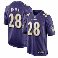 Taven Bryan Team Game Jersey - Baltimore Ravens