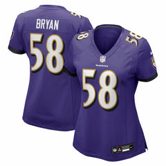Taven Bryan Women's Team Game Jersey - Baltimore Ravens