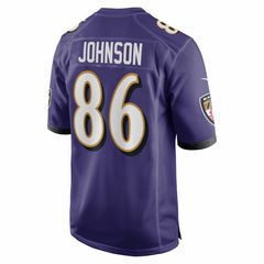 Cornelius Johnson Team Game Jersey - Baltimore Ravens