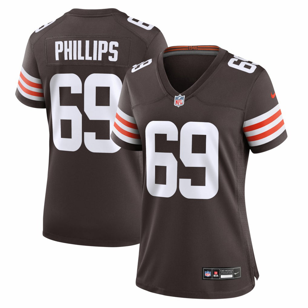 Tyre Phillips Women's Team Game Jersey - Cleveland Browns