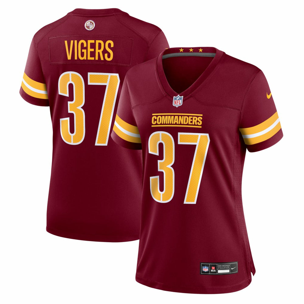 Car'lin Vigers Women's Team Game Jersey - Washington Commanders