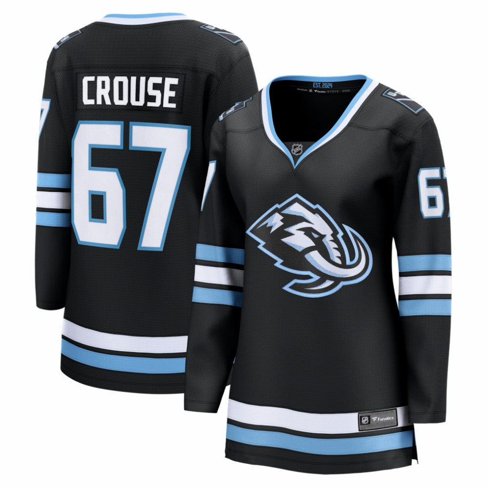NHL Black Lawson Crouse Utah Mammoth Fanatics Women's Home Breakaway Player Jersey