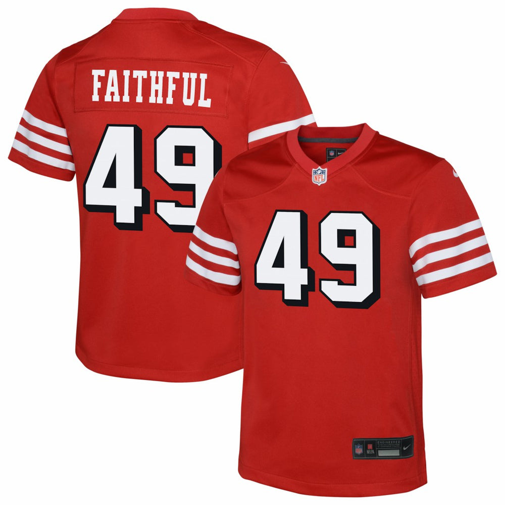 The Faithful Youth Alternate 2 Game Jersey - San Francisco 49ers