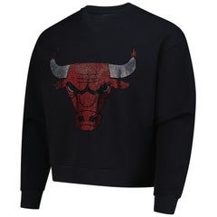 NBA Chicago Bulls Terez Unisex Oversized Gemstone Logo Sweatshirt