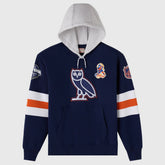 NHL Navy Edmonton Oilers OVO x NHL Fleece Hoodie