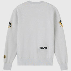 NHL Heather Gray Pittsburgh Penguins OVO x NHL Fleece Sweatshirt