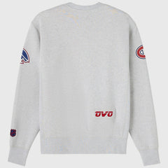 NHL Heather Gray Montreal Canadiens OVO x NHL Fleece Sweatshirt