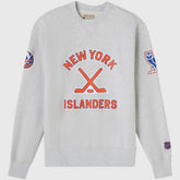NHL Heather Gray New York Islanders OVO x NHL Fleece Sweatshirt