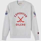 NHL Heather Gray Edmonton Oilers OVO x NHL Fleece Sweatshirt