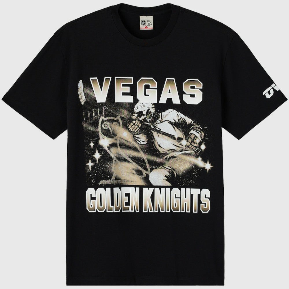 NHL Black Vegas Golden Knights OVO x NHL Graphic T-Shirt