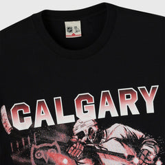 NHL Black Calgary Flames OVO x NHL Graphic T-Shirt