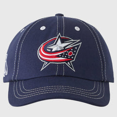 NHL Navy Columbus Blue Jackets OVO x NHL Adjustable Sport Hat