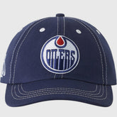 NHL Navy Edmonton Oilers OVO x NHL Adjustable Sport Hat