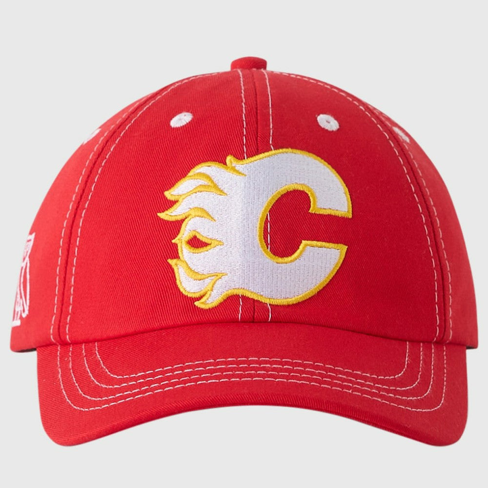 NHL Red Calgary Flames OVO x NHL Adjustable Sport Hat