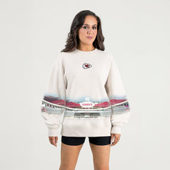 Gameday Couture Women's Power Move Stadium Premium Drop Shoulder Sweatshirt - Kansas City Chiefs