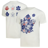 NHL White Toronto Maple Leafs Starter Logo Collage T-Shirt