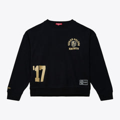 NHL Black Vegas Golden Knights Mitchell & Ness Women's Crewneck Sweatshirt
