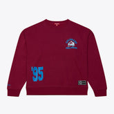 NHL Maroon Colorado Avalanche Mitchell & Ness Women's Crewneck Sweatshirt