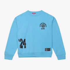 NHL Blue Utah Mammoth Mitchell & Ness Women's Crewneck Sweatshirt
