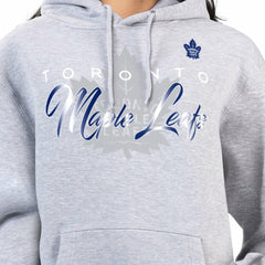 NHL Gray Toronto Maple Leafs G-III 4Her by Carl Banks Women's Shadow Logo Fleece Hoodie