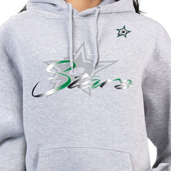 NHL Gray Dallas Stars G-III 4Her by Carl Banks Women's Shadow Logo Fleece Hoodie