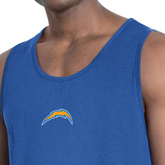 MSX by Michael Strahan Energy Scoop Neck Tank Top - Los Angeles Chargers