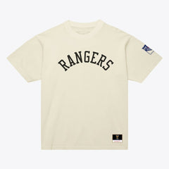NHL Cream New York Rangers Mitchell & Ness Unisex Arched Team T-Shirt