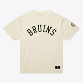 NHL Cream Boston Bruins Mitchell & Ness Unisex Arched Team T-Shirt