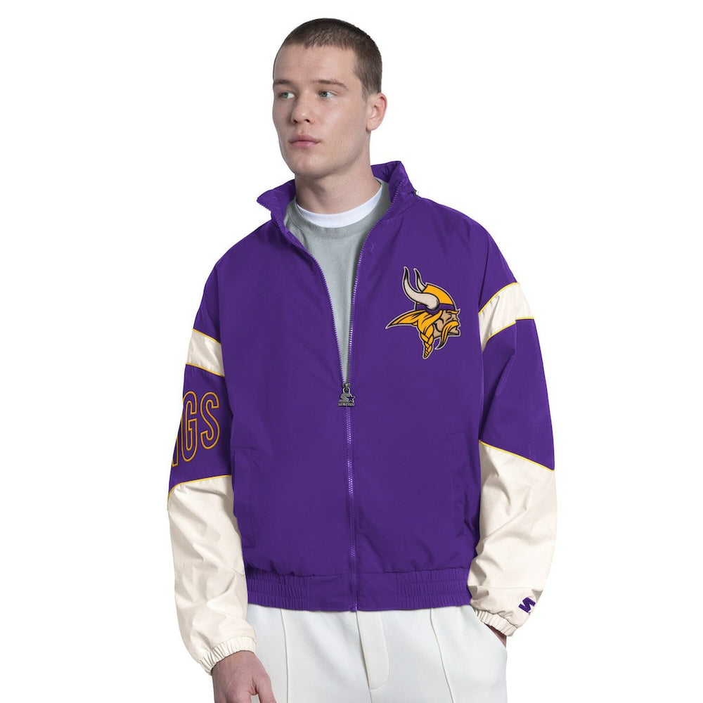 Starter The Gust Full-Zip Hooded Jacket - Minnesota Vikings
