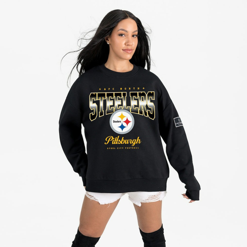 Gameday Couture Women's Powerhouse Play Premium Fleece Sweatshirt - Pittsburgh Steelers