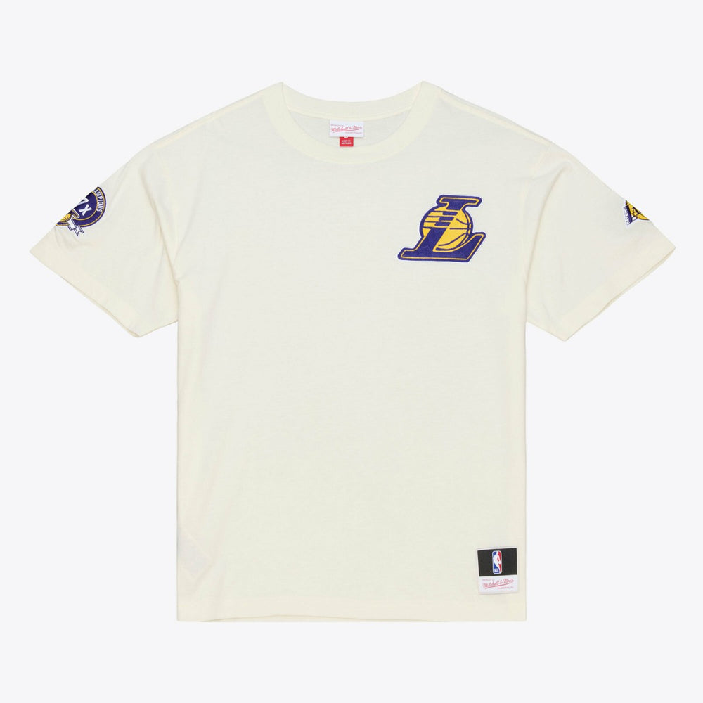 NBA Los Angeles Lakers Hardwood Classics Chainstitch Premium T-Shirt