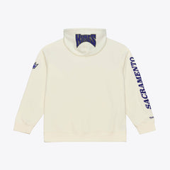 NBA Sacramento Kings Hardwood Classics Chainstitch Premium Fleece Hoodie