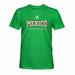 Mexico National Team 1863FC Athletic Wordmark Vintage Tri-Blend T-Shirt - Green