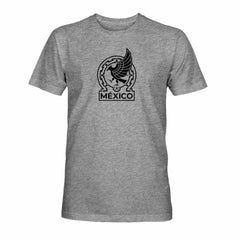 Mexico National Team 1863FC Mono Badge Vintage Tri-Blend T-Shirt - Gray