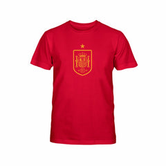 Spain National Team 1863FC Youth Mono Badge T-Shirt - Maroon