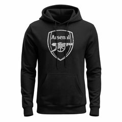 Arsenal 1863FC Mono Badge Fleece Hoodie - Black