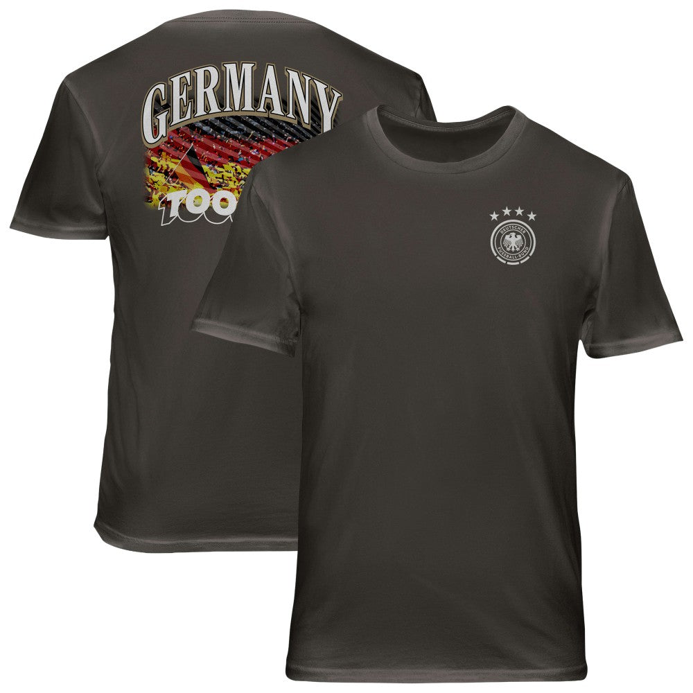Germany National Team 1863FC Wordmark Cotton T-Shirt - Gray