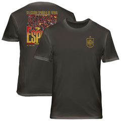 Spain National Team 1863FC Wordmark Cotton T-Shirt - Gray