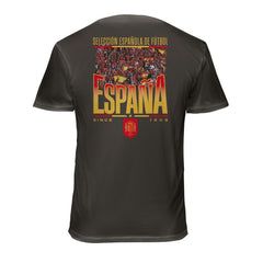 Spain National Team 1863FC Wordmark Cotton T-Shirt - Gray