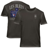 France National Team 1863FC Wordmark Cotton T-Shirt - Gray