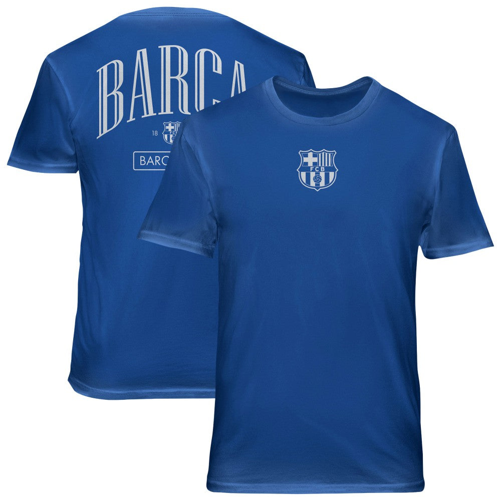 Barcelona 1863FC Back Wordmark Soft Wash T-Shirt - Blue
