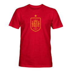 Spain National Team 1863FC Mono Badge T-Shirt - Red