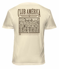 Club America 1863FC Vintage Soft Wash T-Shirt - Cream