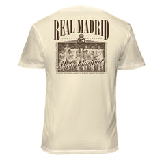 Real Madrid 1863FC Vintage Soft Wash T-Shirt - Cream